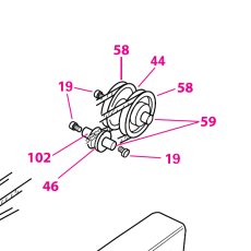 画像2: Axle Shock Cord 　【モデルE】【No59】 (2)