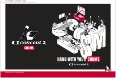 画像9: 【New!!】concept2×CHUMS コラボ　ドライTシャツ　 (9)